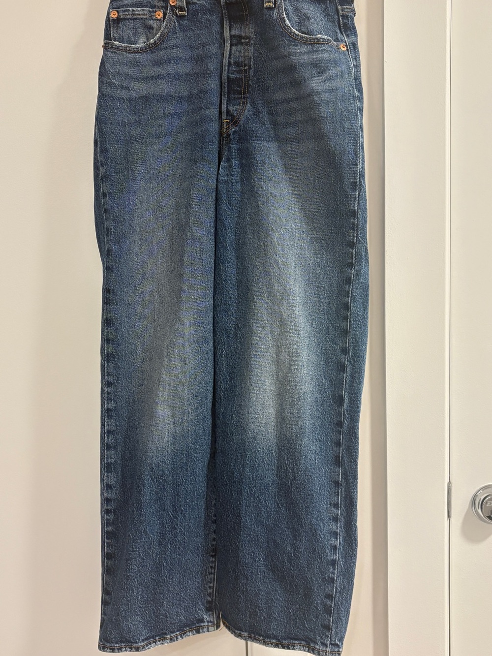 Levi's Women's Straight-Leg Jeans in Blue Wash